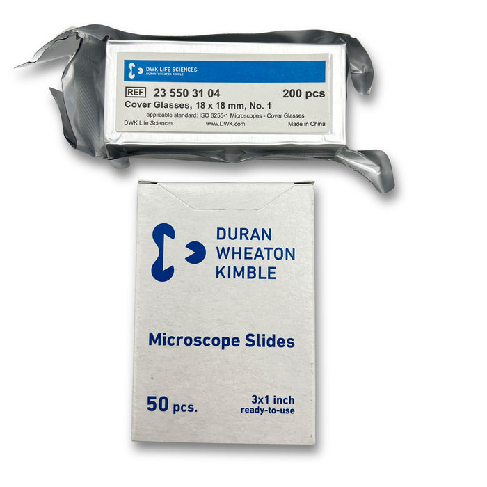 Duran Glass Blank Microscope Slides